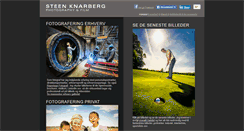 Desktop Screenshot of fotograf.steenknarberg.com